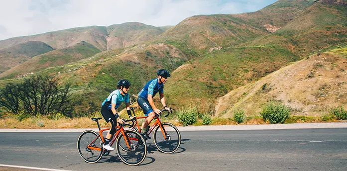 Riders in the Malibu hills