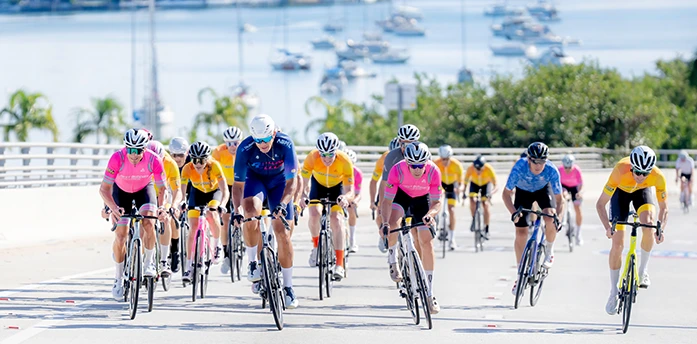 cyclists in miami